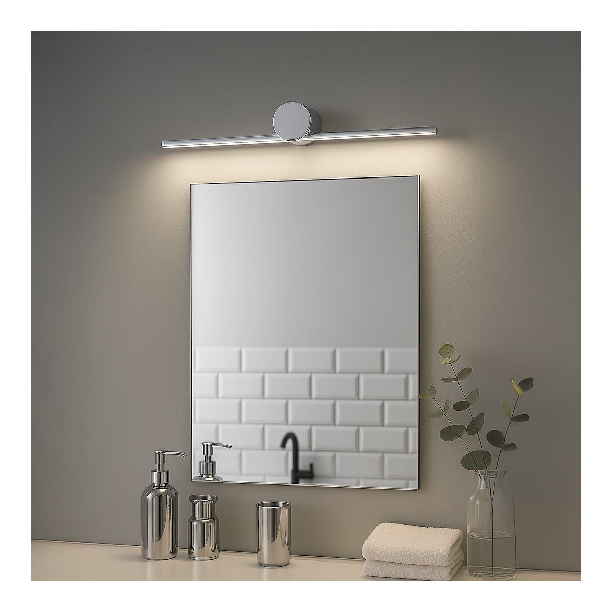 Milagro ML2047 Kinkiet Artist chrom 6W LED 40cm