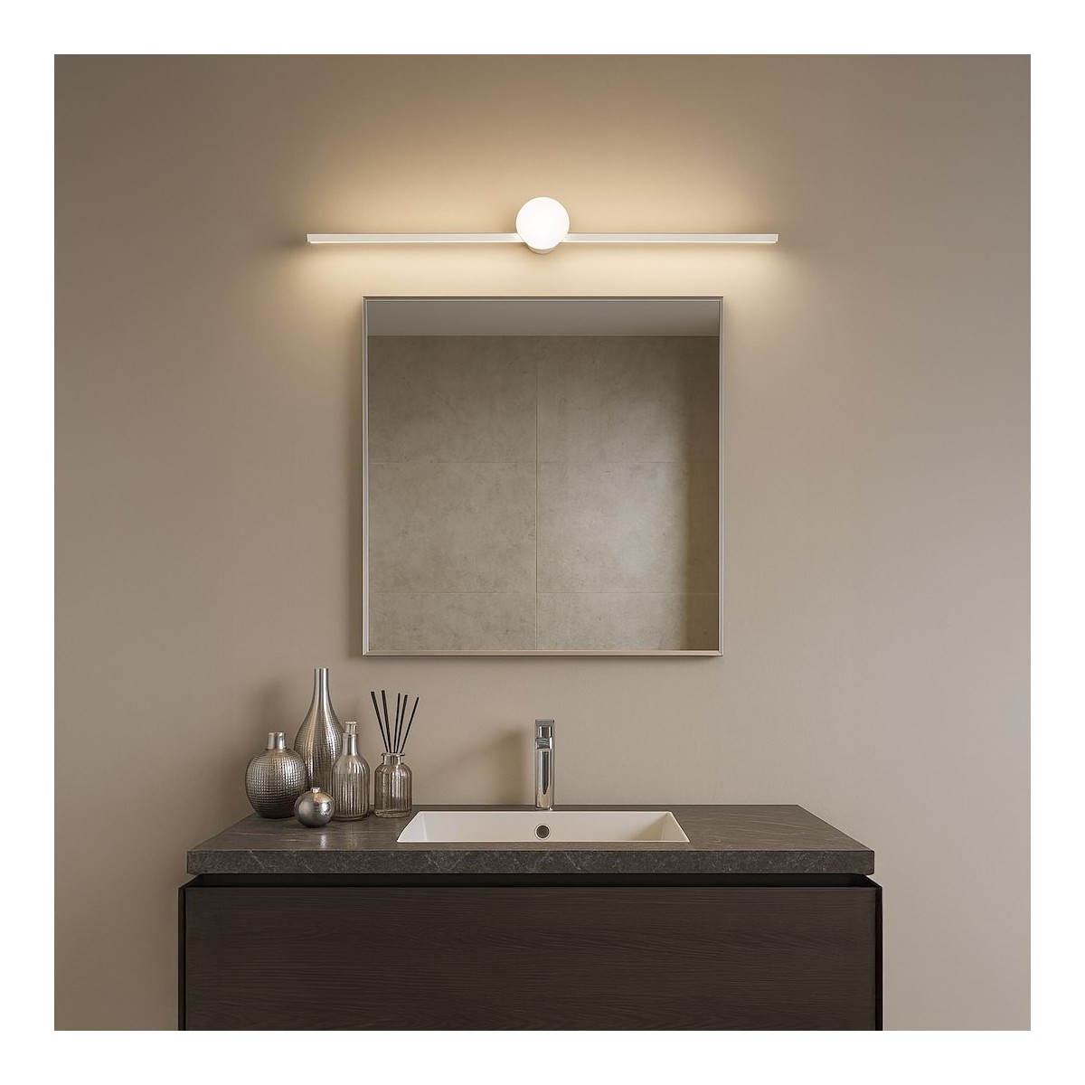 Milagro ML2048 Kinkiet Artist chrom 9W LED 60cm