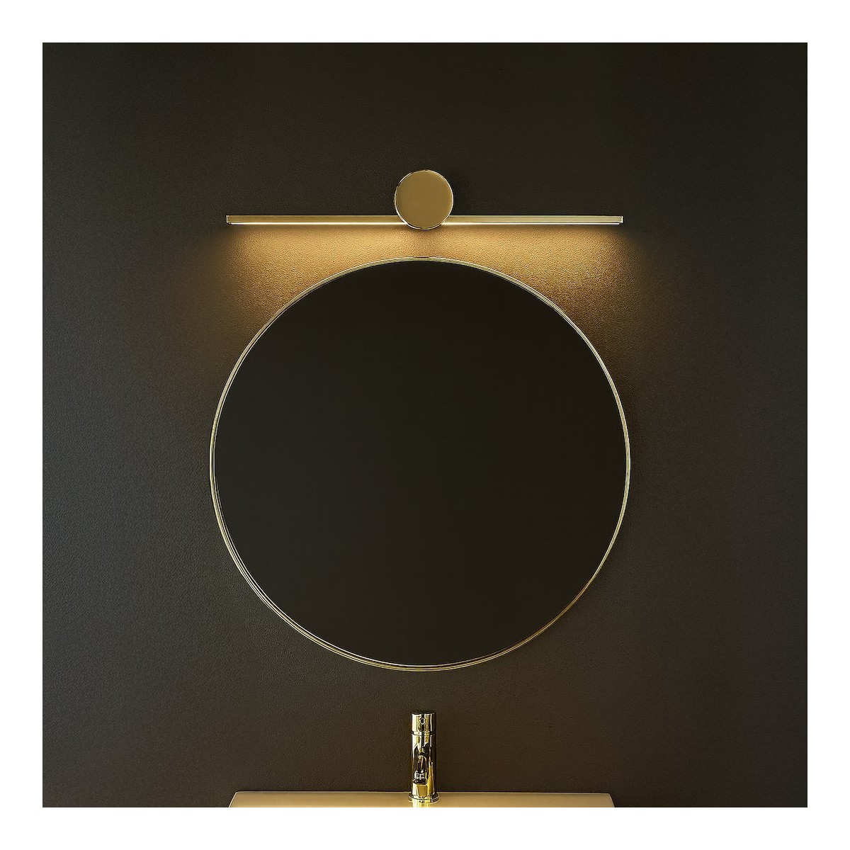 Milagro ML2049 Kinkiet Artist Złoty 6W LED 40cm