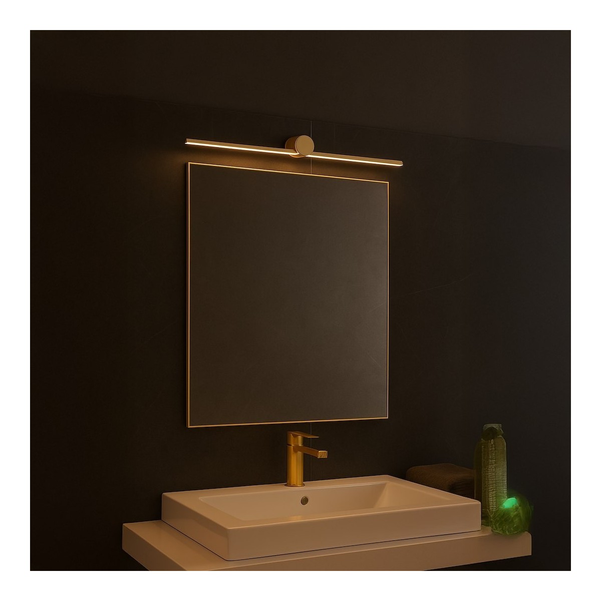 Milagro ML2050 Kinkiet Artist Złoty 9W LED 60cm