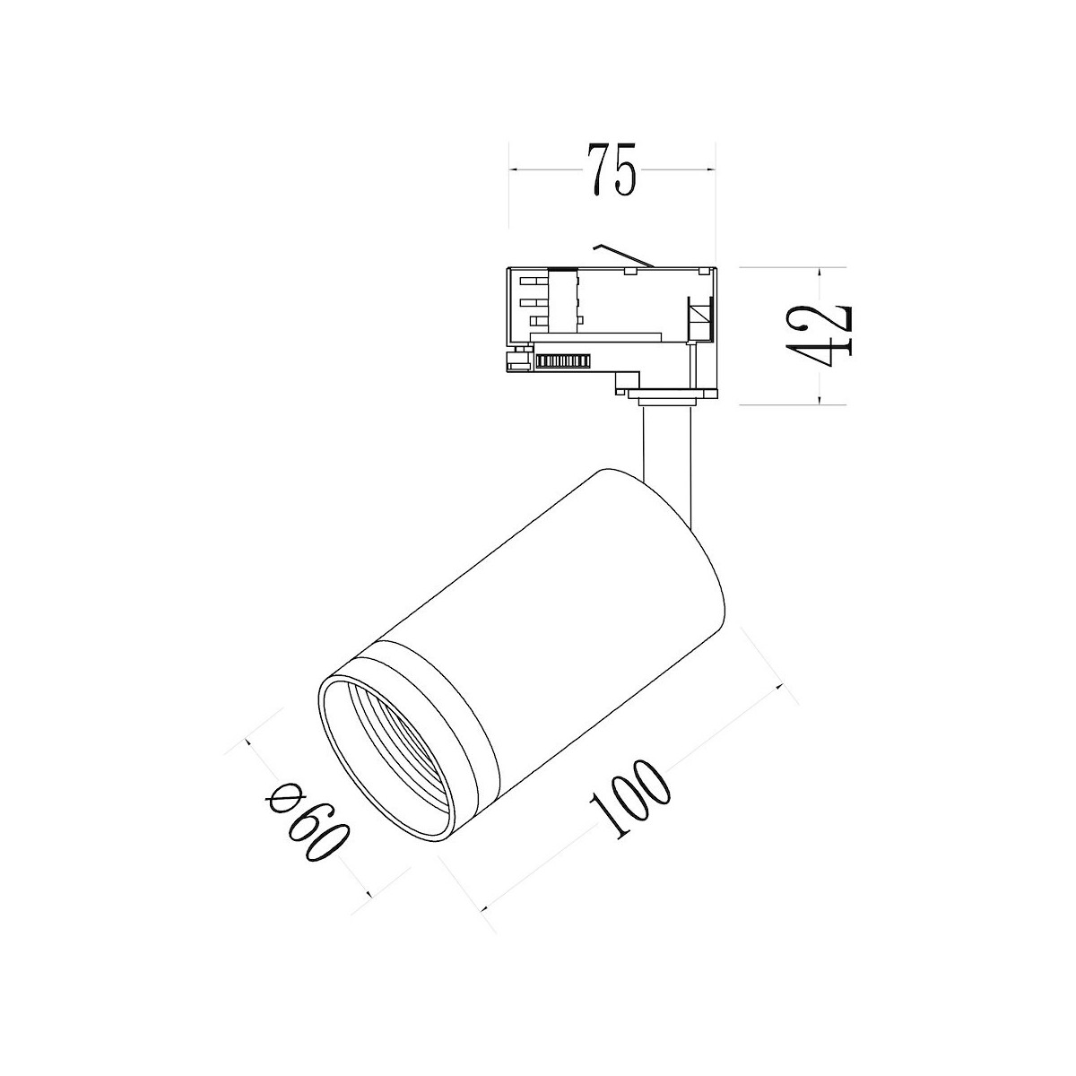 MiLagro PIPE Ring Track ML2307 GU10