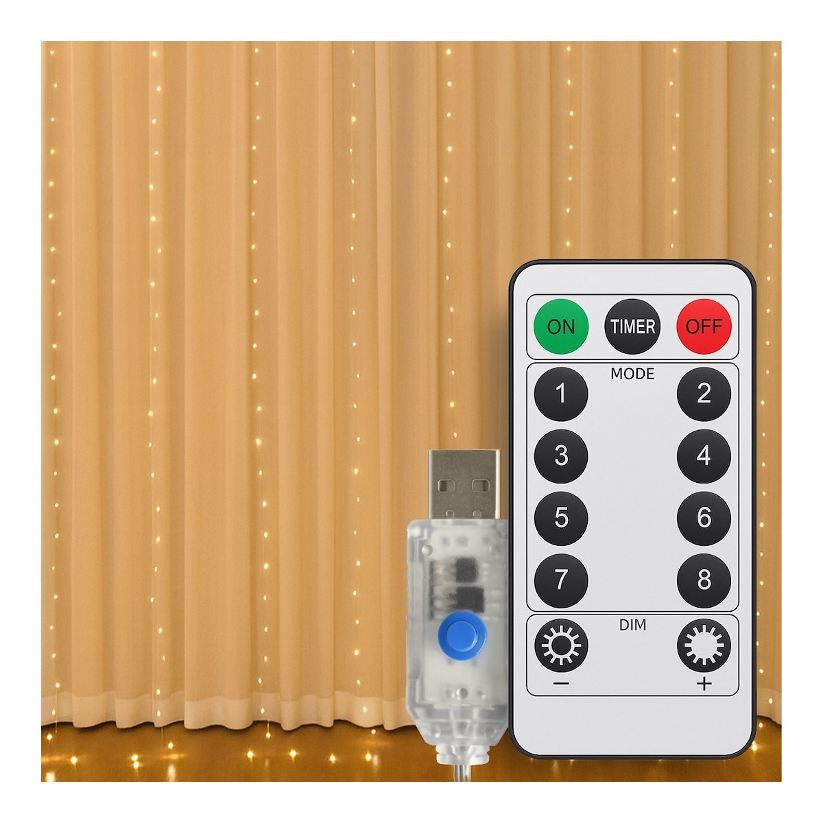 MiLagro Mery EKG2309 kurtyna LED USB