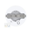 Milagro ML1786 Plafon Evora Biały Round 6W 3CCT