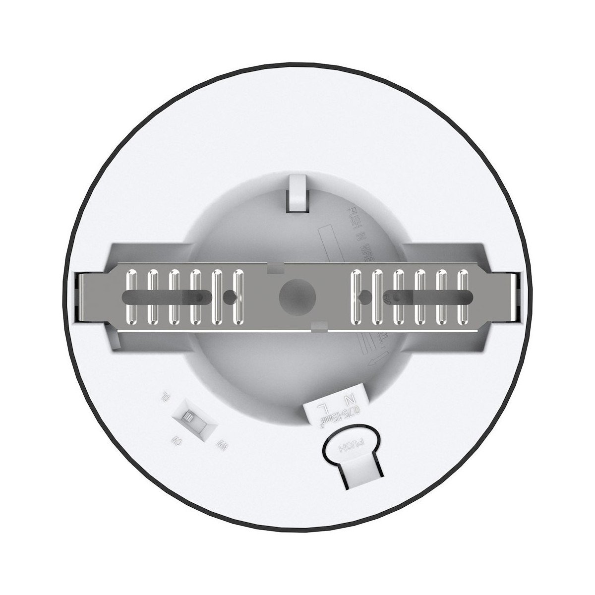 Milagro ML1789 Plafon Evora Czarny Round 6W 3CCT