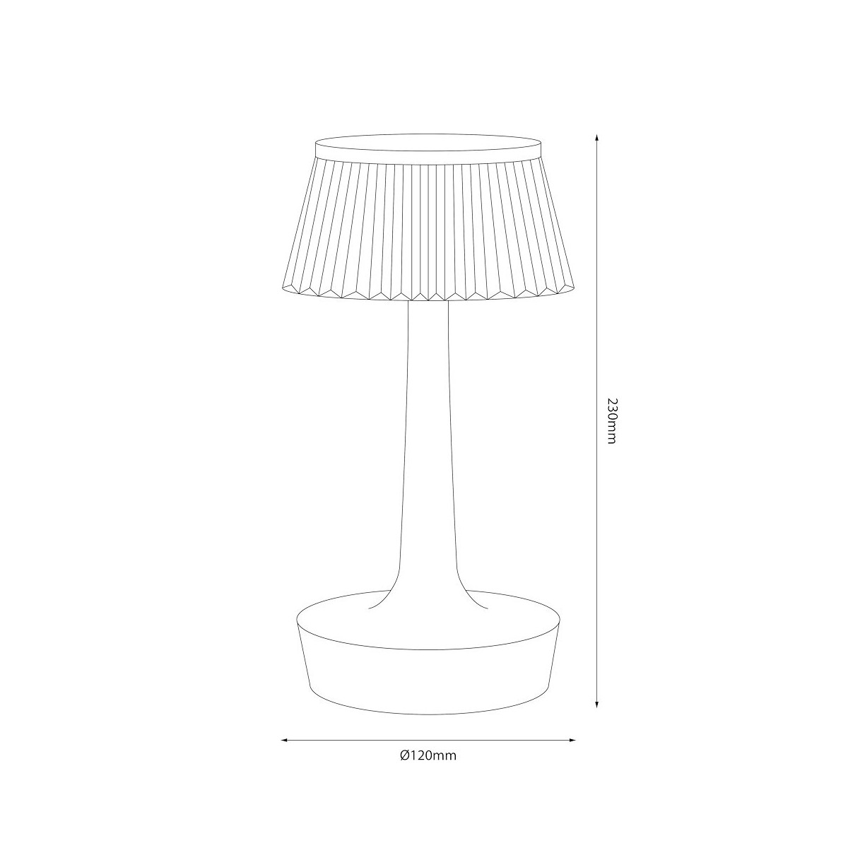 MiLagro EASY White ML2287 lampka