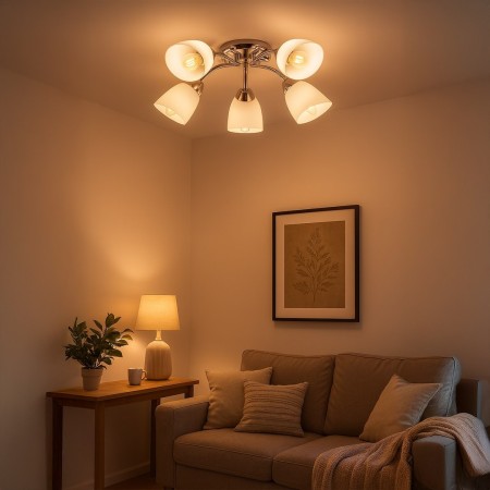 Milagro ML2267 Lampa sufitowa PORTOS 5xE14