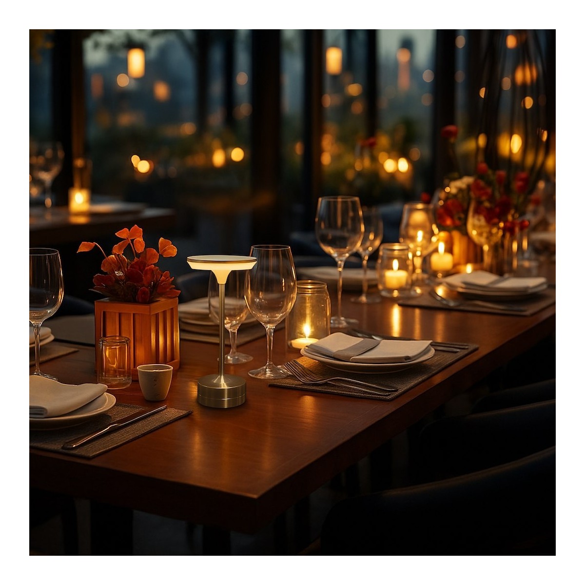 Milagro ML2268 Lampka nocna TAVOLO Gold