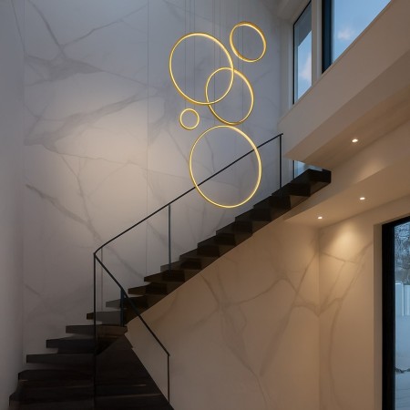 Milagro ML2325 Lampa wisząca Saturno Gold 100W LED mezzanine