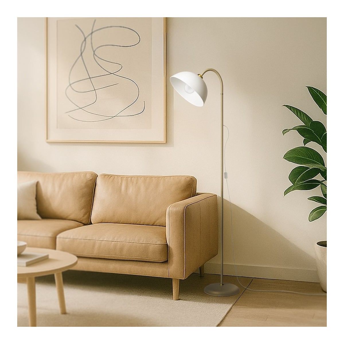 Milagro ML2338 Lampa podłogowa ZACK CASHMERE 1xE27