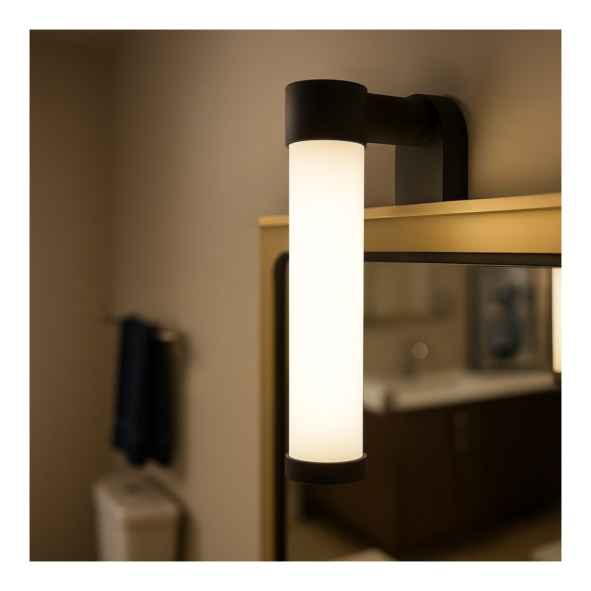 Milagro ML2249 Kinkiet łazienkowy APA MINI black 4W LED