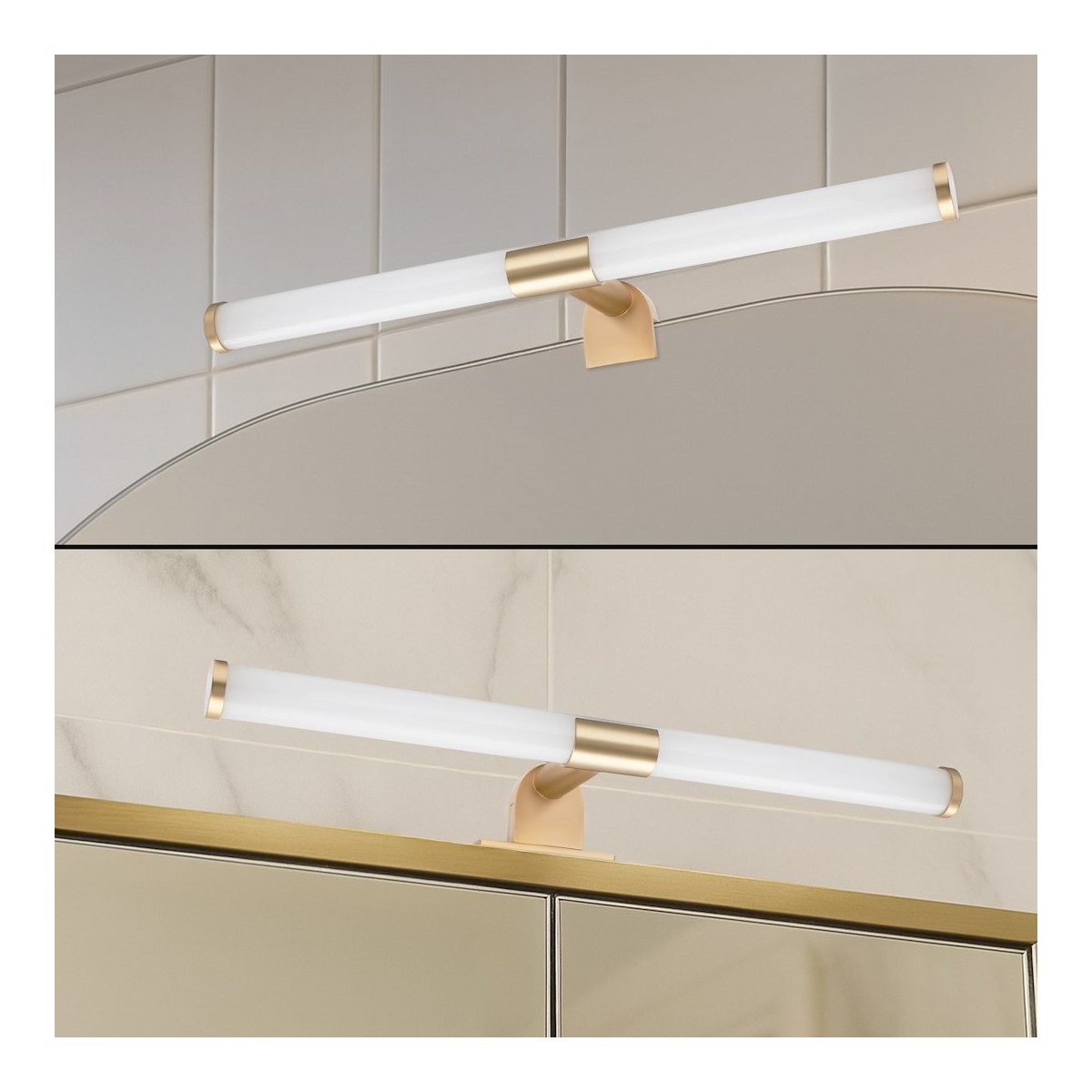 Milagro ML2253 Kinkiet łazienkowy APA gold 6W LED