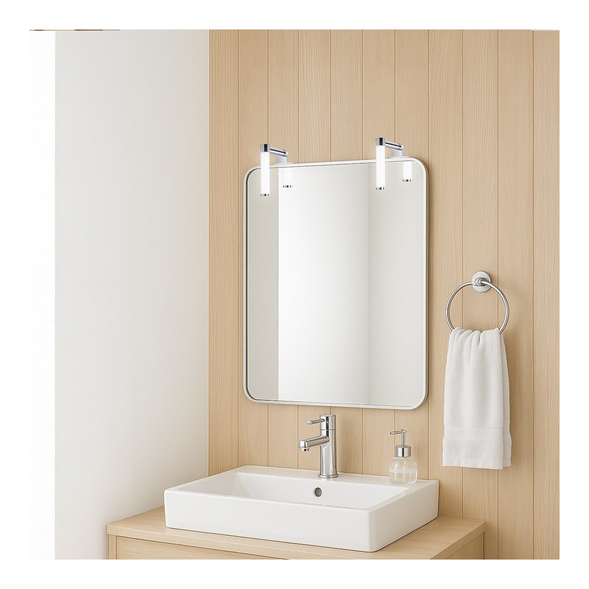 Milagro ML2248 Kinkiet łazienkowy APA MINI chrome 4W LED