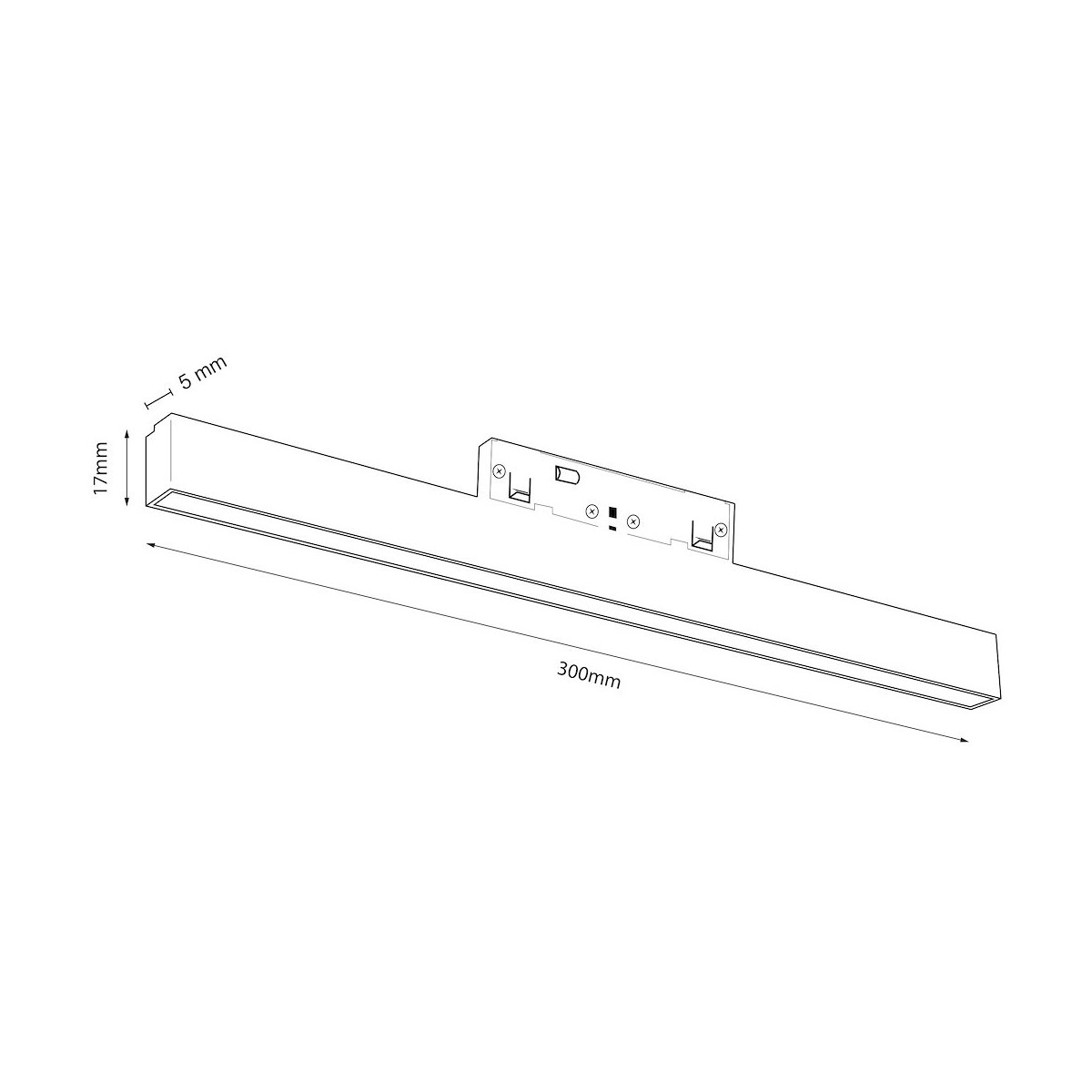 Milagro ML2149 Magnetic track 5mm 10W 4000K