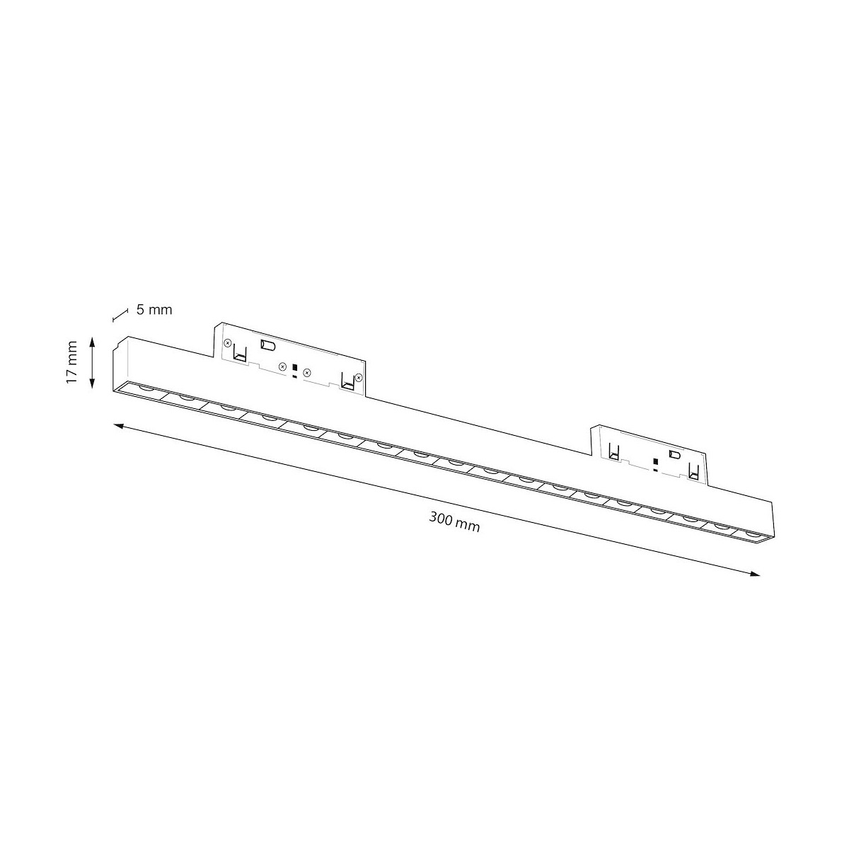 Milagro ML2151 Magnetic track 5mm 10W 4000K