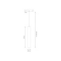 Milagro ML2157 Magnetic track pendant tube 5mm 5W 4000K
