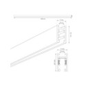MiLagro ML2158 szyna Magnetic Track 100cm