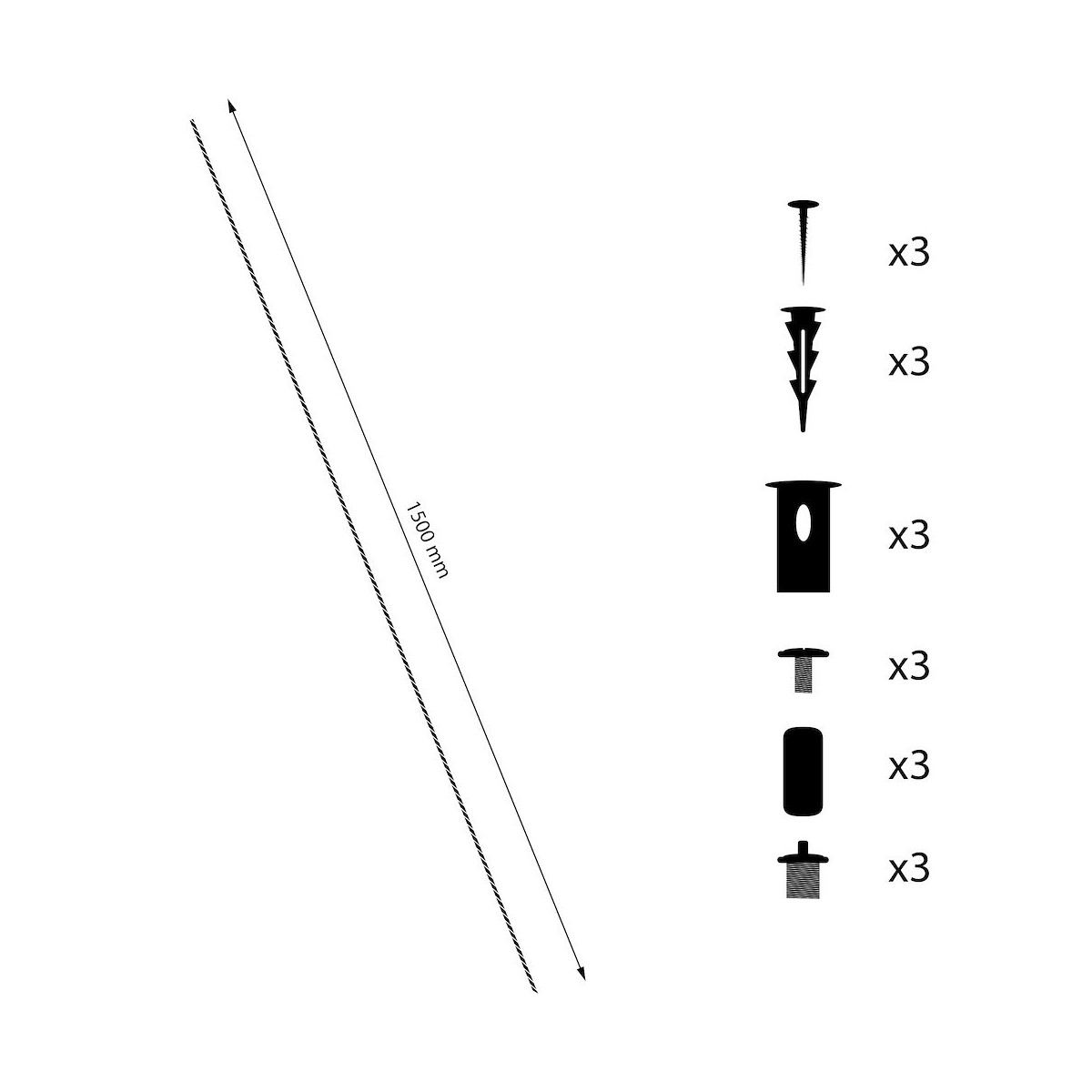 MiLagro ML2164 zawiesie Magnetic Track