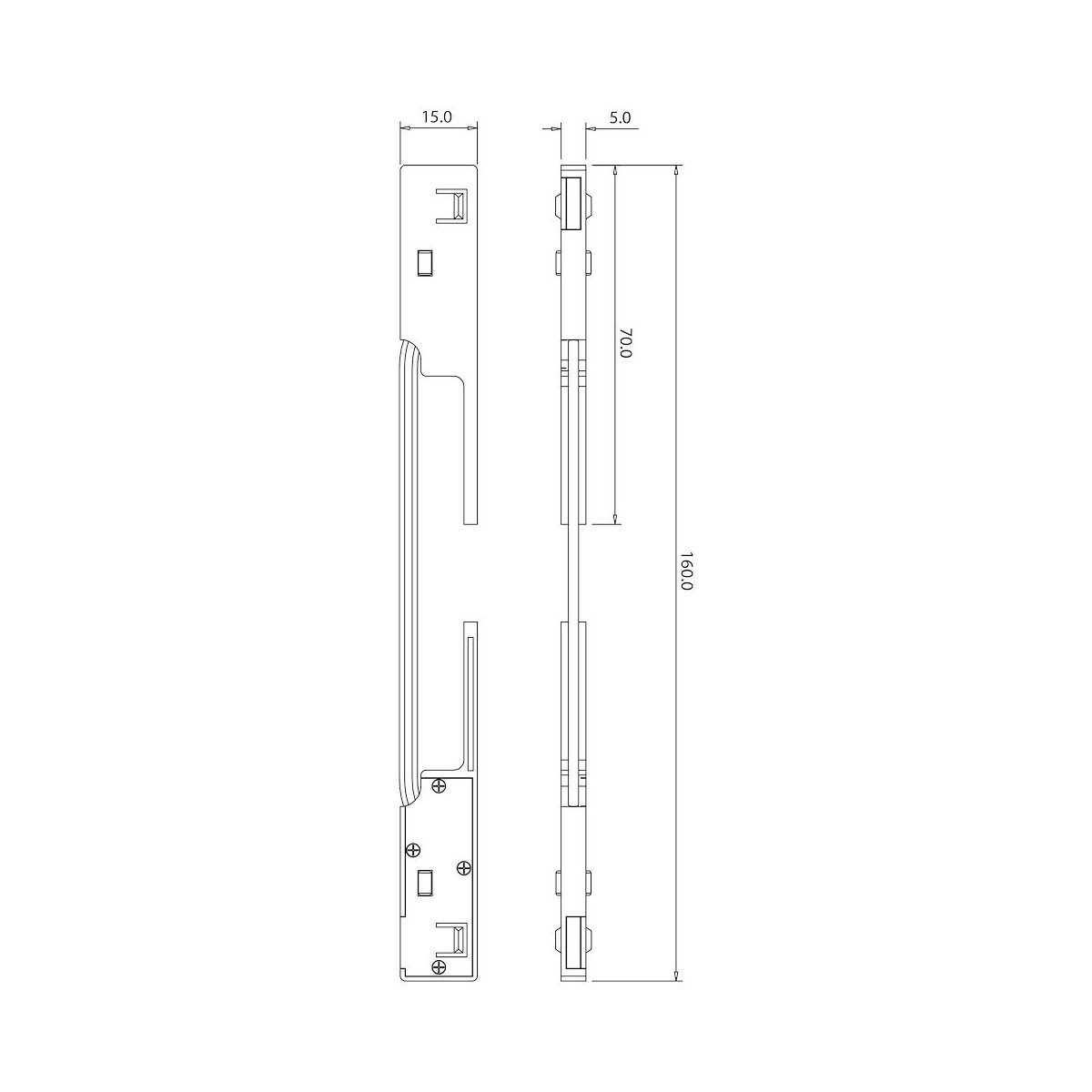 MiLagro ML2170 łącznik narożny LED