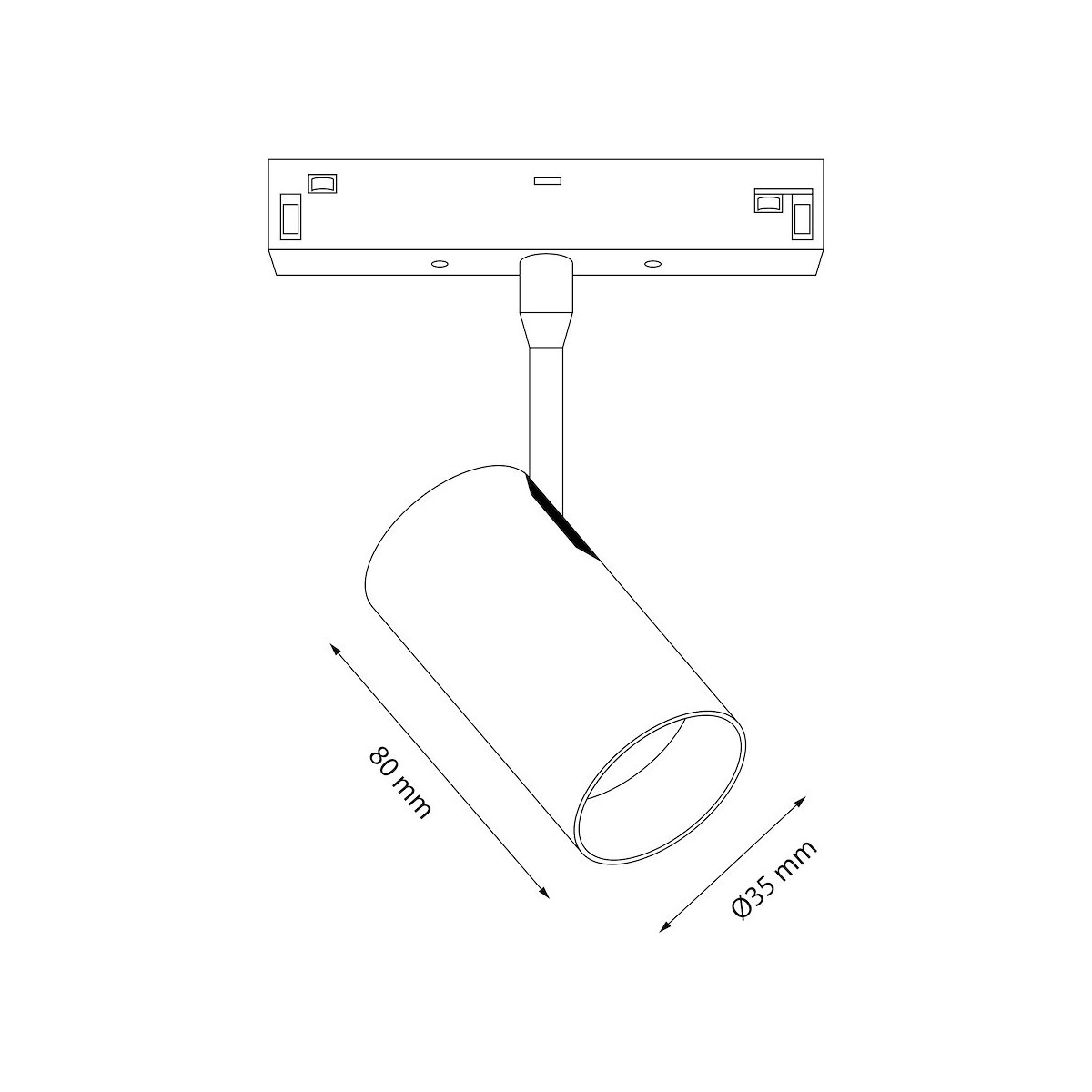MiLagro ML2177 Magnetic Track 6W LED