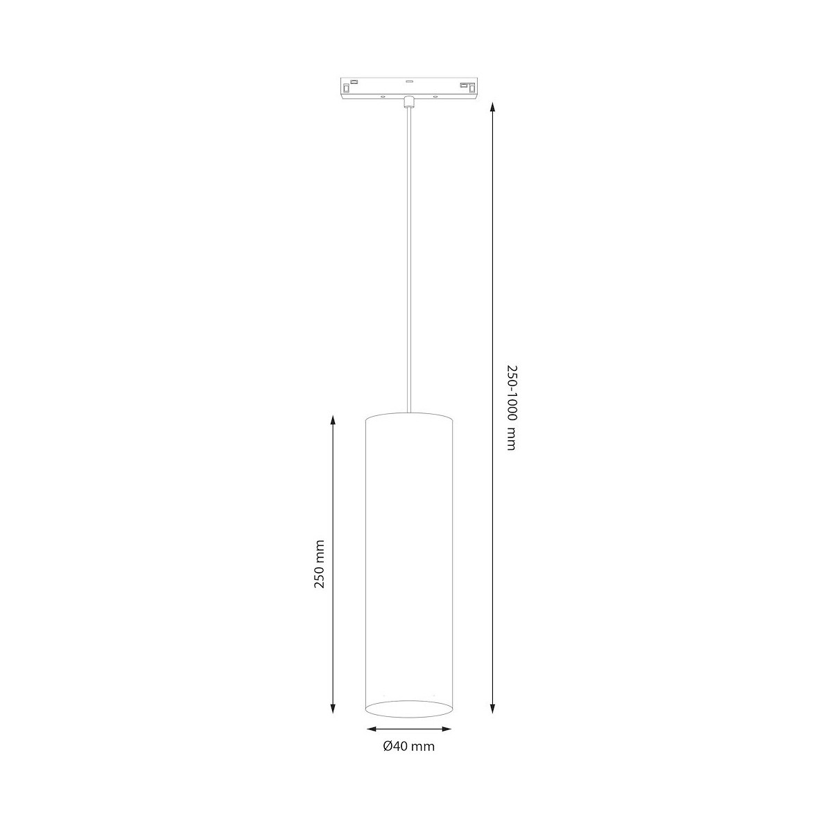 MiLagro ML2179 lampa wisząca Magnetic