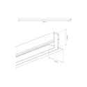 Milagro ML2181 Szyna podtynk 100cm magnetic track 10mm