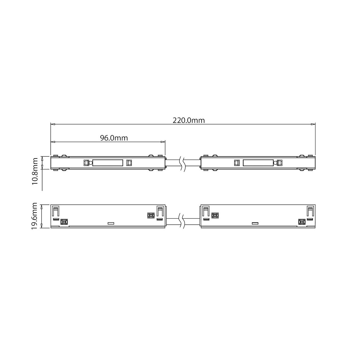MiLagro ML2191 łącznik narożny LED