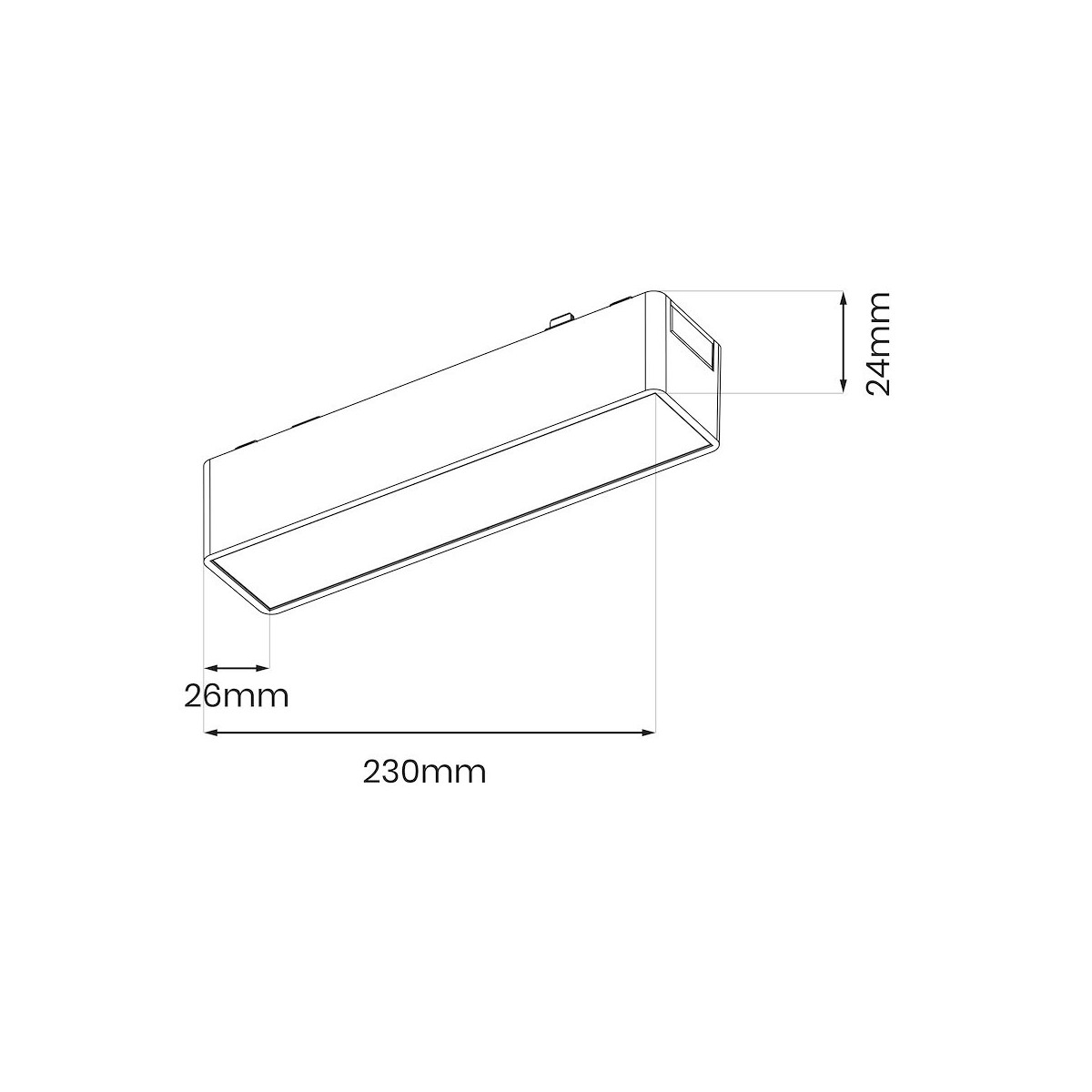 MiLagro ML2195 Slim Magnetic Track LED