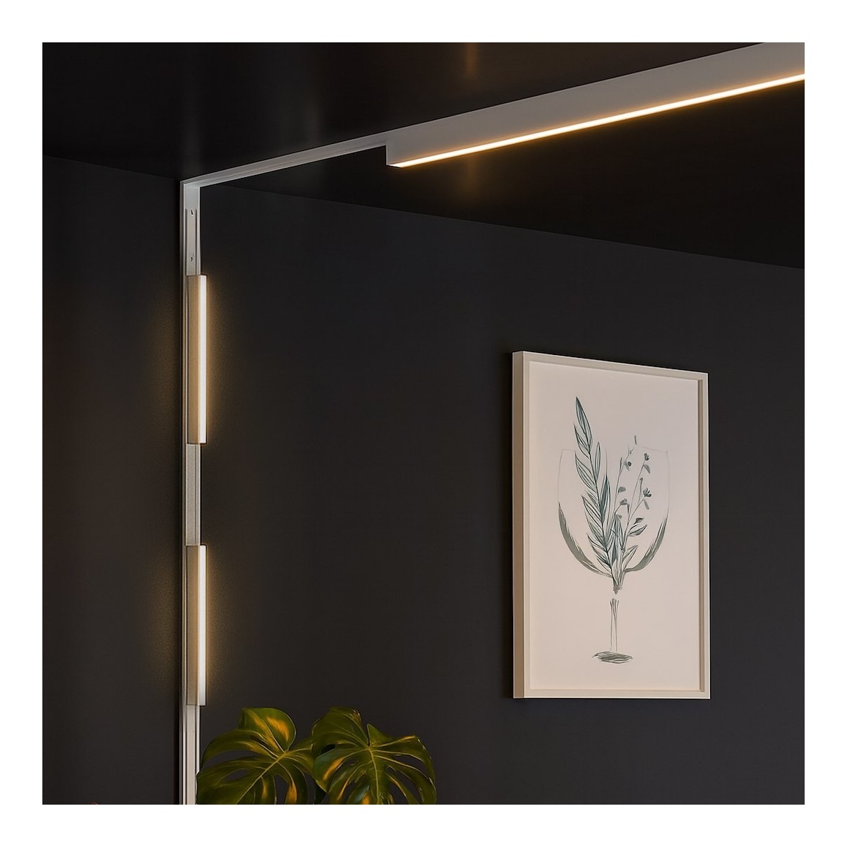 Milagro ML2196 Slim Magnetic Track Biały 23cm 10W LED Tuya CCT