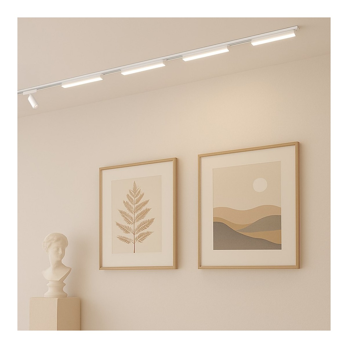 Milagro ML2196 Slim Magnetic Track Biały 23cm 10W LED Tuya CCT