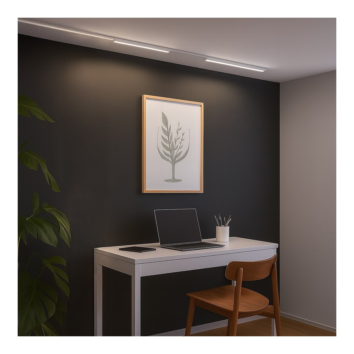 Milagro ML2198 Slim Magnetic Track Biały 61cm 20W LED Tuya CCT