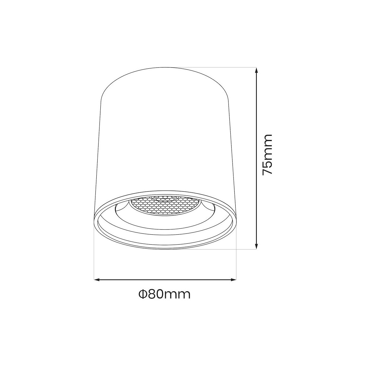 Milagro ML2201 Slim Magnetic Track Czarny Tube 6W LED Tuya CCT