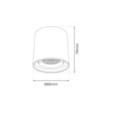 Milagro ML2201 Slim Magnetic Track Czarny Tube 6W LED Tuya CCT