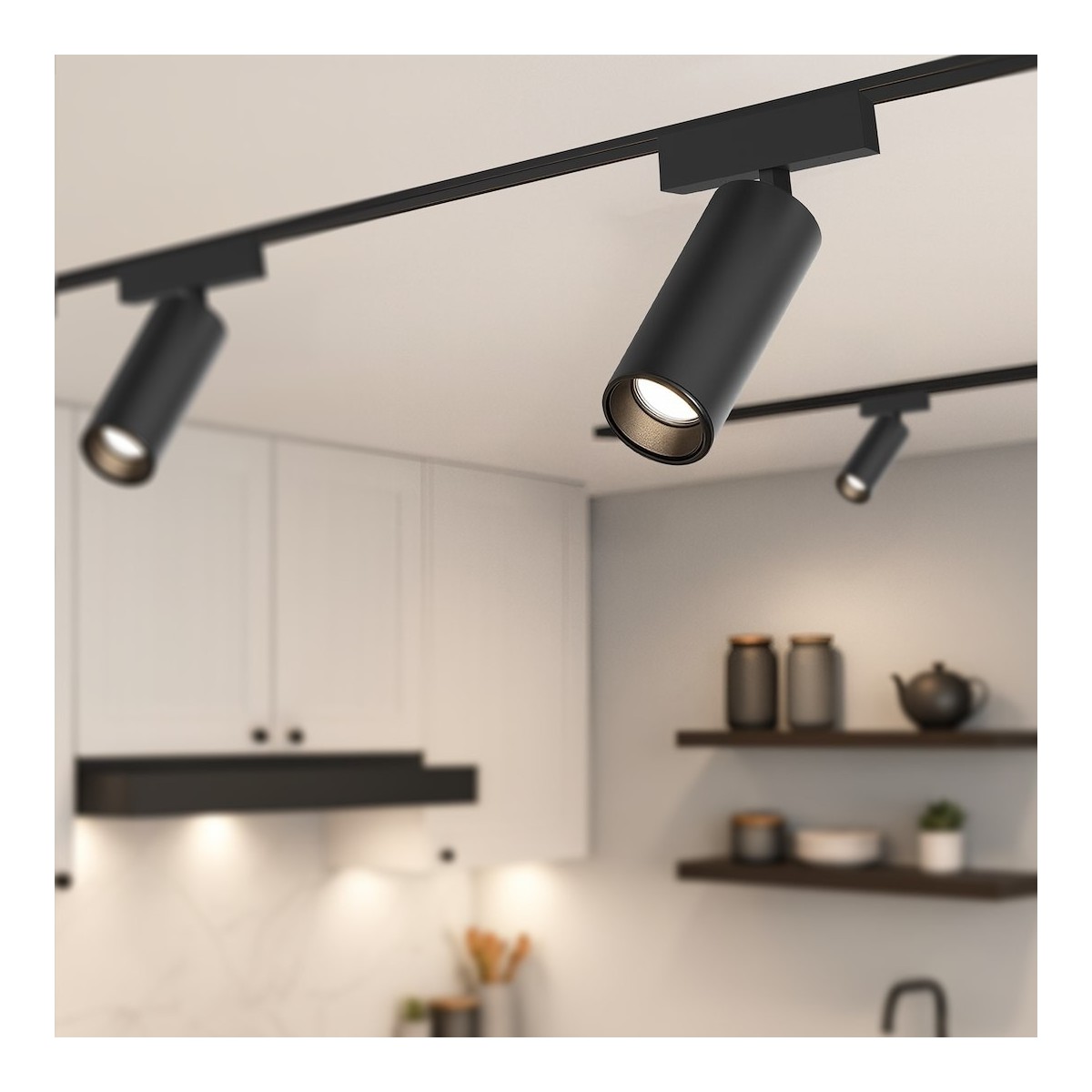 Milagro ML2203 Slim Magnetic Track Czarny Spot 9W LED Tuya CCT