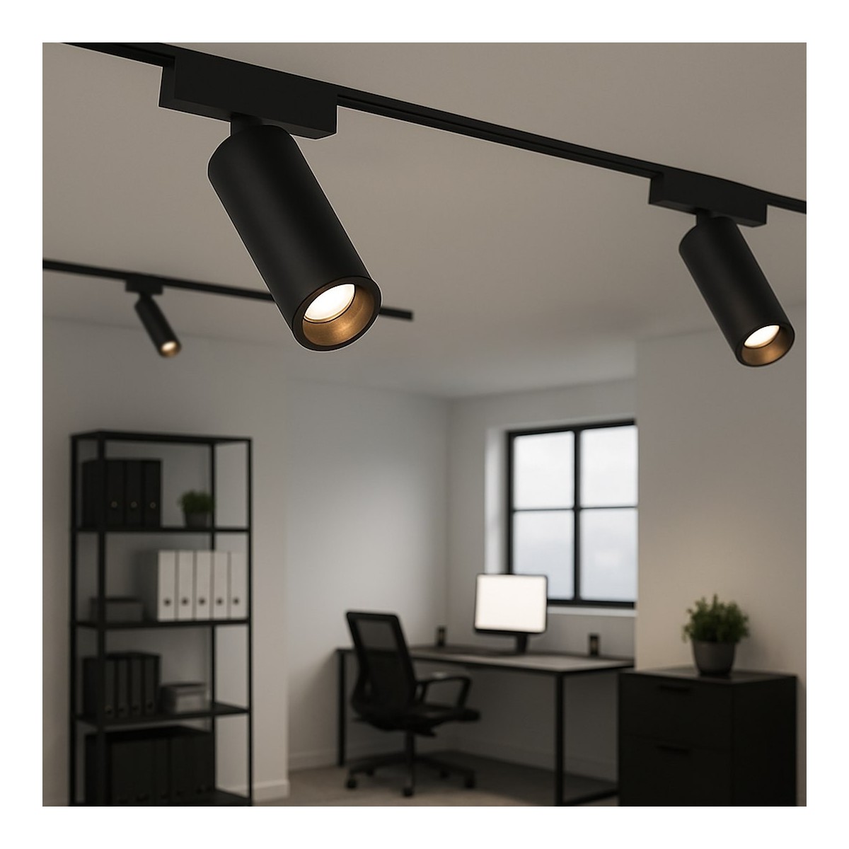 Milagro ML2203 Slim Magnetic Track Czarny Spot 9W LED Tuya CCT