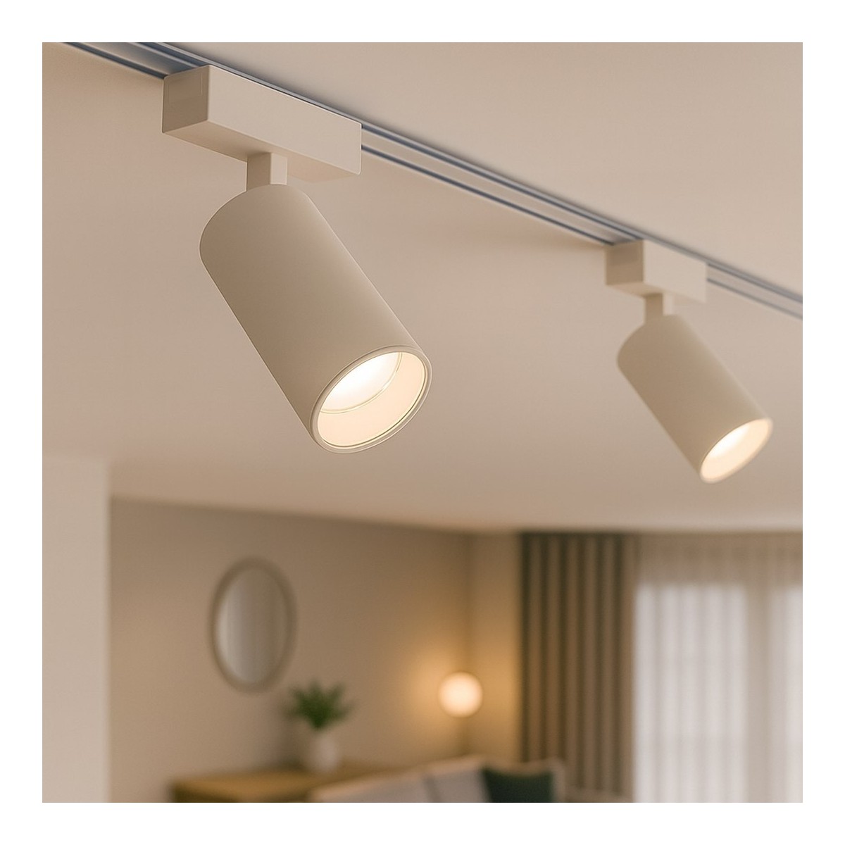 Milagro ML2204 Slim Magnetic Track Biały spot 9W LED Tuya CCT