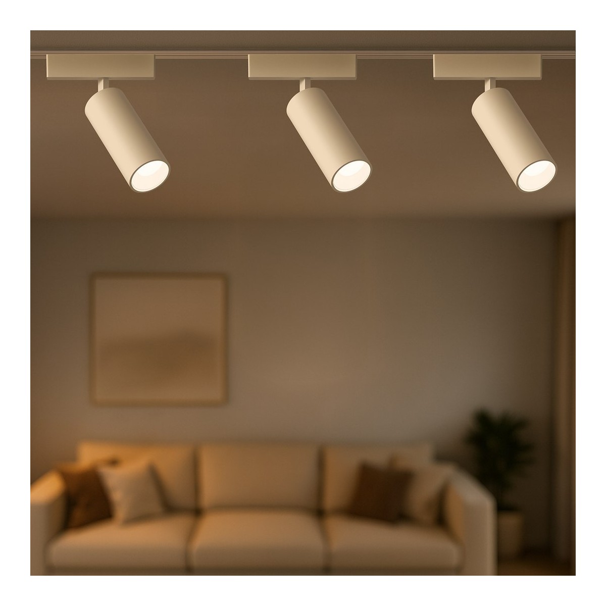 Milagro ML2204 Slim Magnetic Track Biały spot 9W LED Tuya CCT