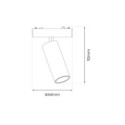 Milagro ML2204 Slim Magnetic Track Biały spot 9W LED Tuya CCT