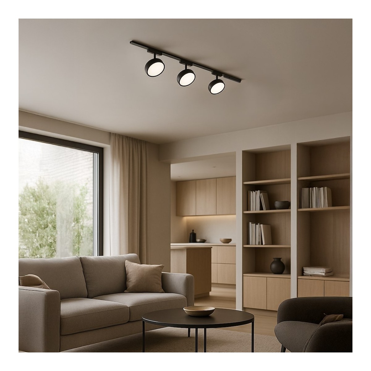 MiLagro ML2205 czarna oprawa LED