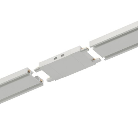 Milagro ML2216 Slim Magnetic Track Biały Łącznik Szyn Prosty