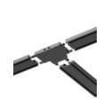 Milagro ML2219 Slim Magnetic Track Czarny Łącznik Szyn T