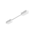 Milagro ML2226 Slim Magnetic Track Biały Łącznik Podwójny z Kablem długim