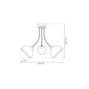 Milagro MLP2056 Lampa sufitowa QUEEN 3xE27