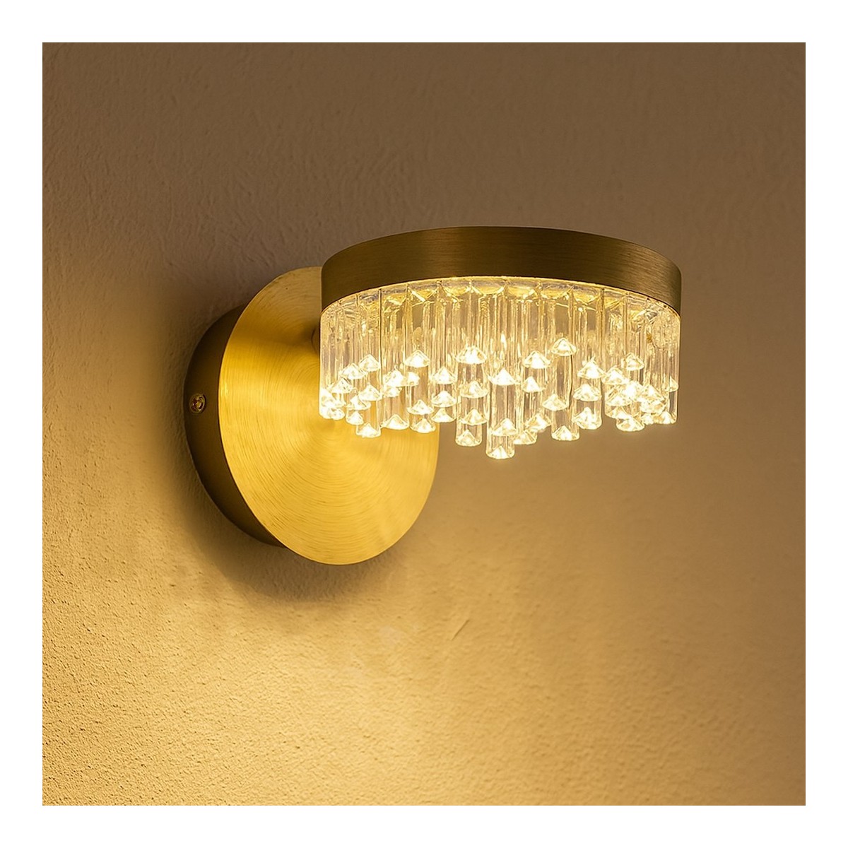 Kinkiet PRECIOSA 4W LED złoty ML2409