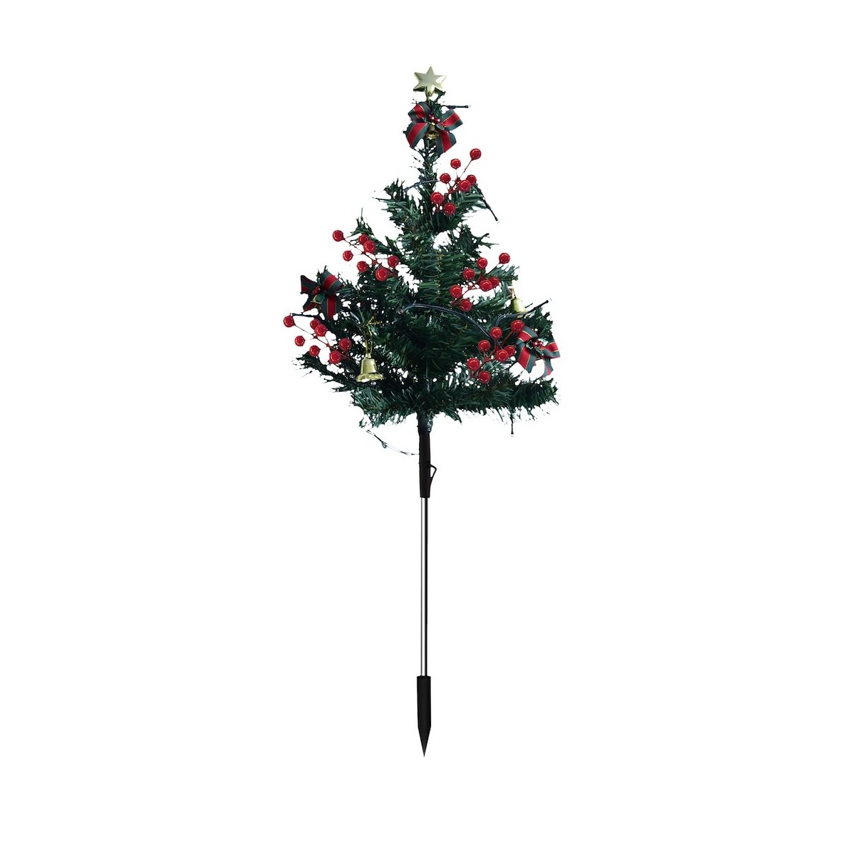 Mini choinka zielona LED ML2407