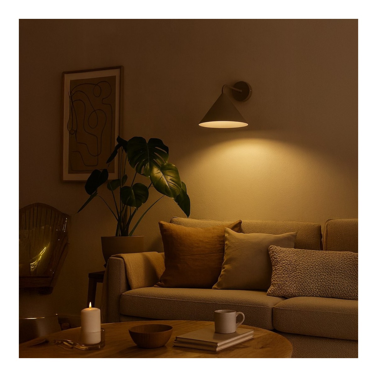 Milagro MLP2467 Kinkiet CAPITAL TAUPE 1xGX53