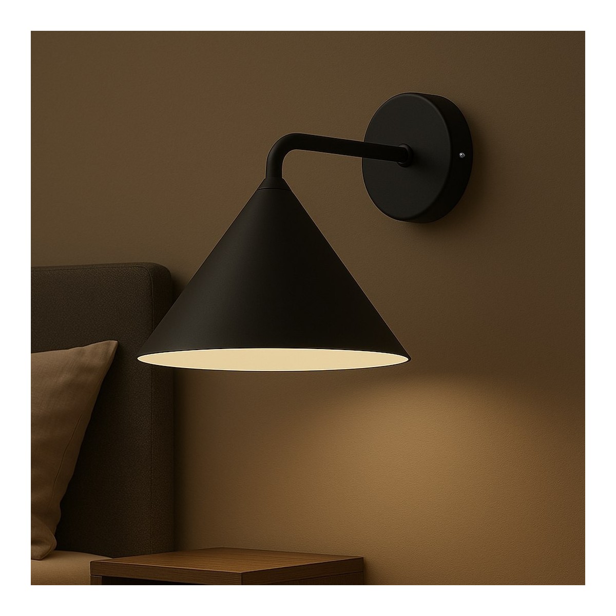 Milagro MLP2480 Kinkiet CAPITAL CZARNY 1xGX53