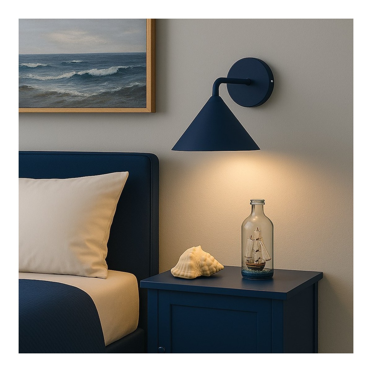 Milagro MLP2484 Kinkiet CAPITAL NAVY BLUE 1xGX53