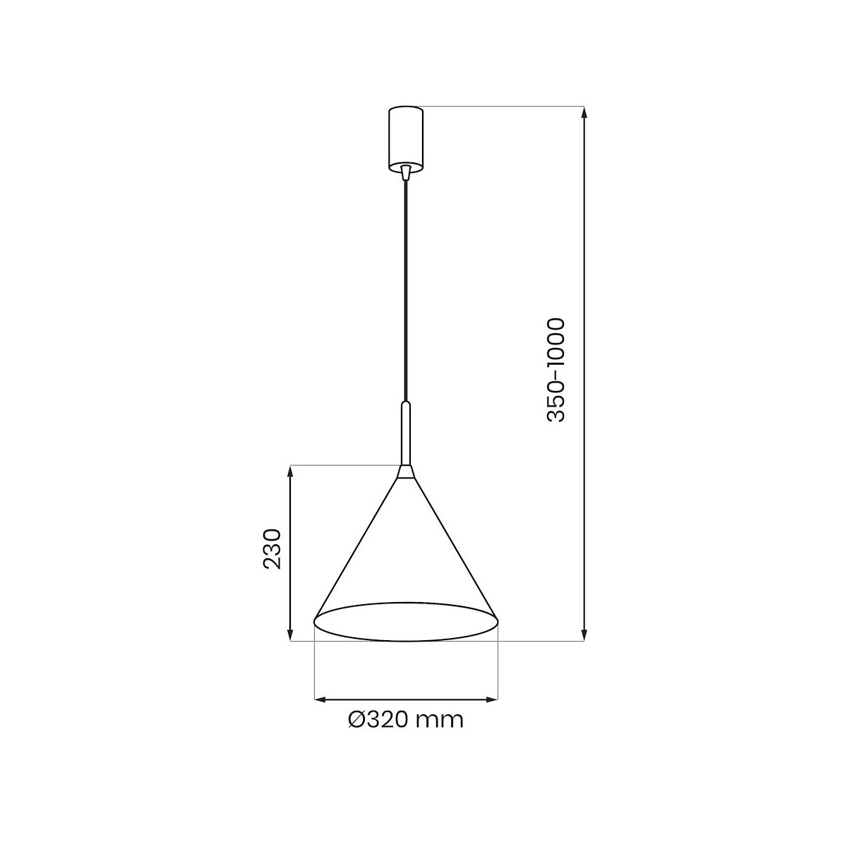 Lampa CAPITAL TAUPE Ø32 GX53 MLP2469