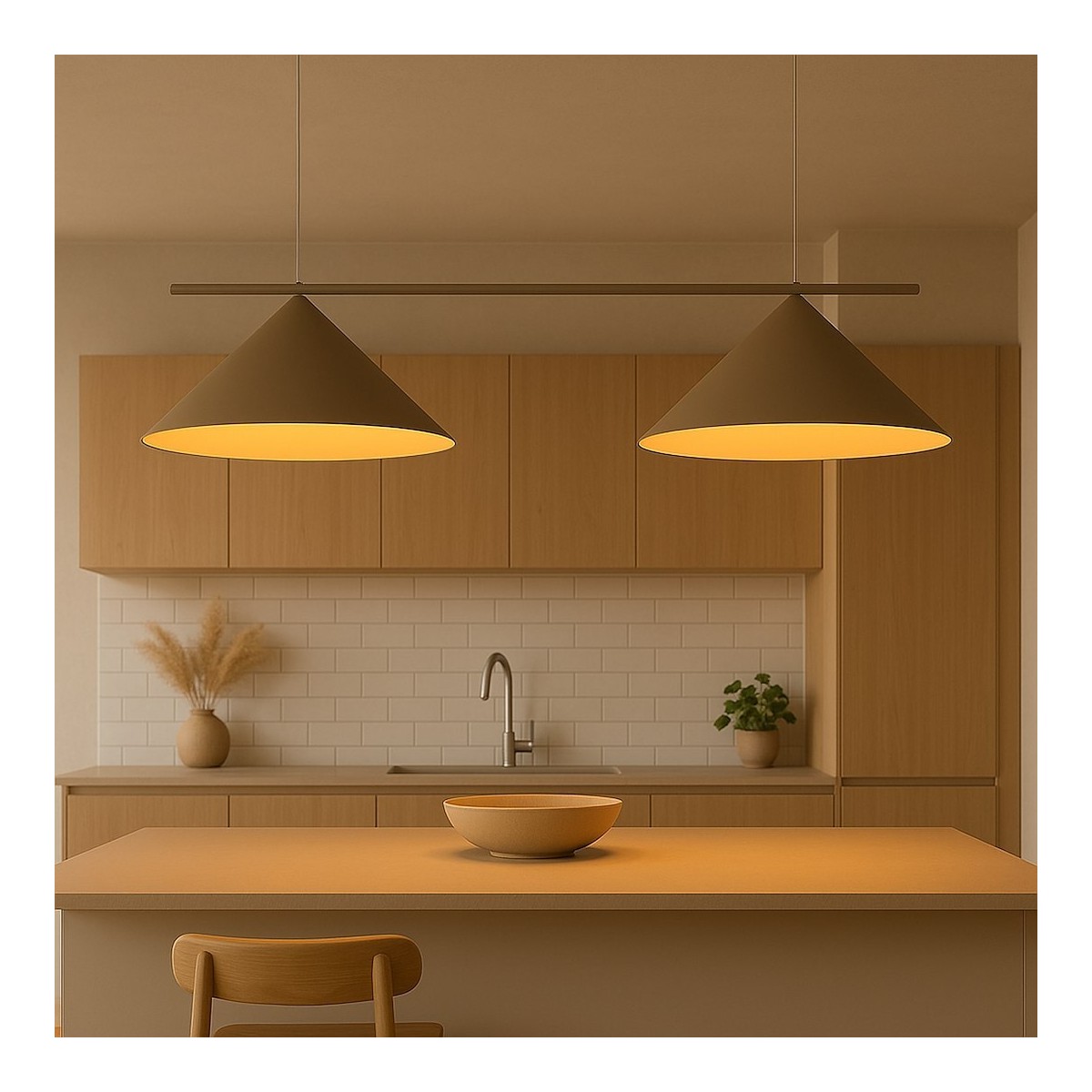 Lampa CAPITAL TAUPE 2xGX53 MLP2472