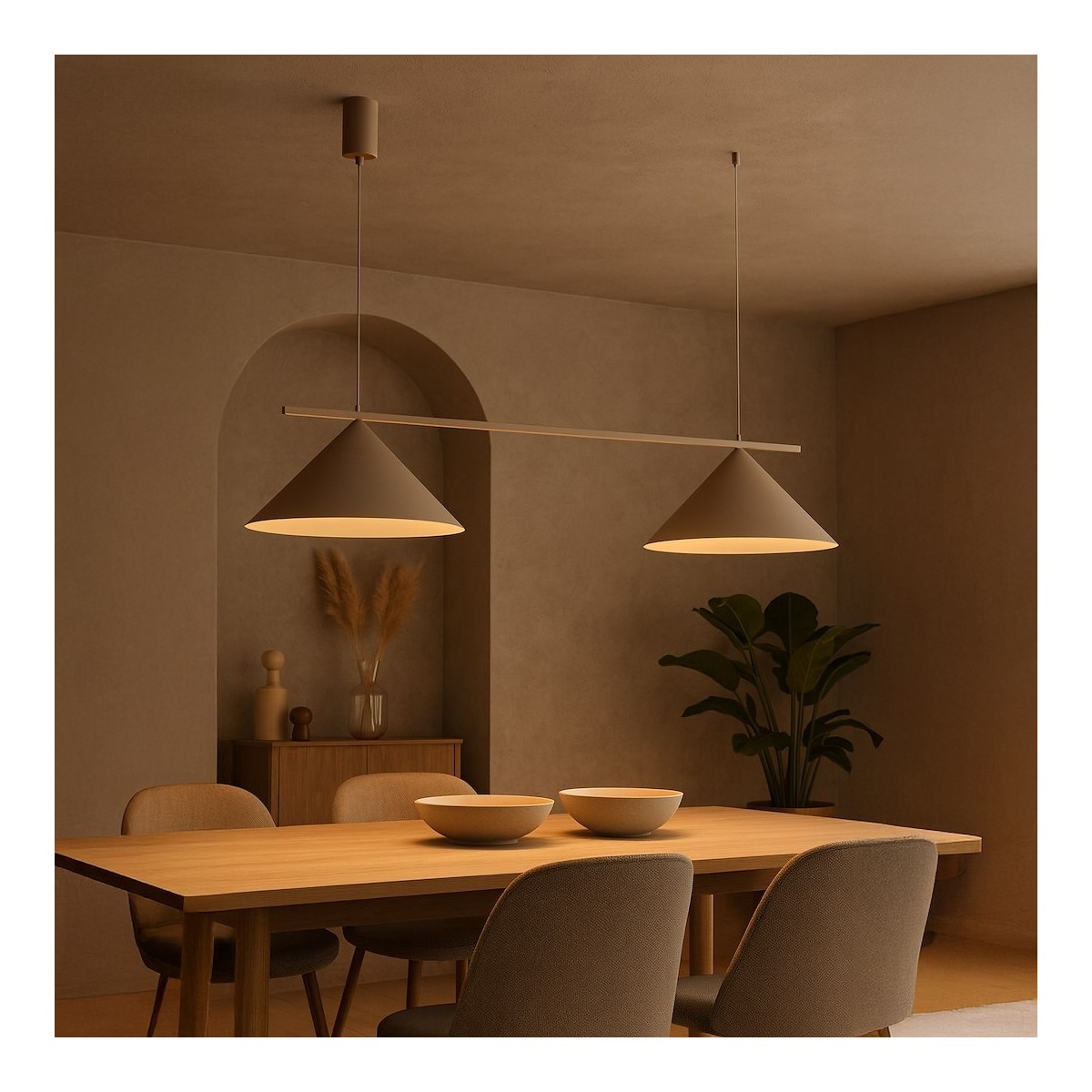 Lampa CAPITAL TAUPE 2xGX53 MLP2472